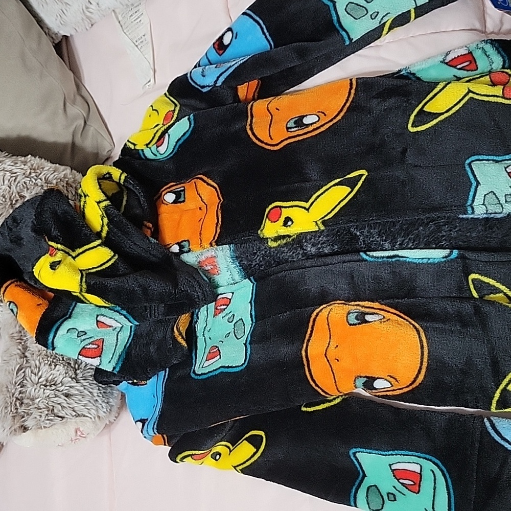 Colorful Character Print Robe - Picture 3 of 3